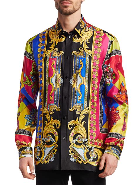 men's versace shirts